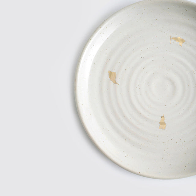 The Ganga Quarter Plate <span><br> Ivory </span>