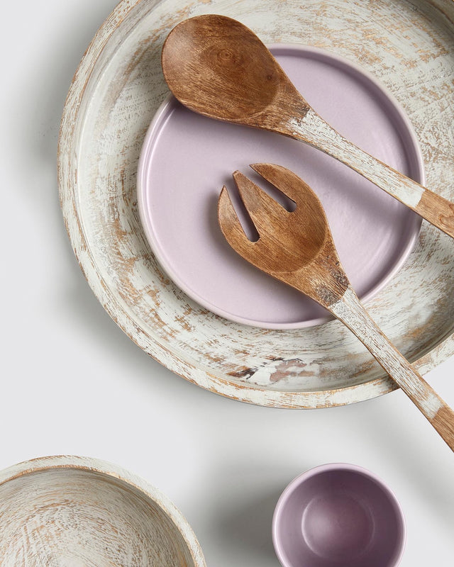 BASIC 14” WOODEN TRAY <span><br> KUTCH WHITE </span>