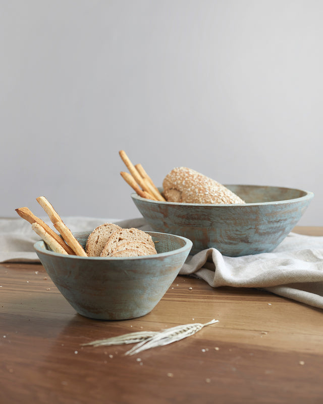 BASIC 12” WOODEN BOWL <span><br> GANGTOK SAGE </span>