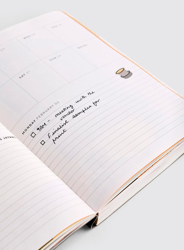 INDIA THREE SIXTY FIVE <span><br> 2026 DAILY PLANNER