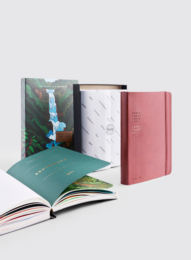 INDIA THREE SIXTY FIVE <span><br> 2026 DAILY PLANNER