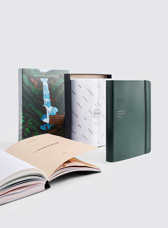 INDIA THREE SIXTY FIVE <span><br> 2026 DAILY PLANNER