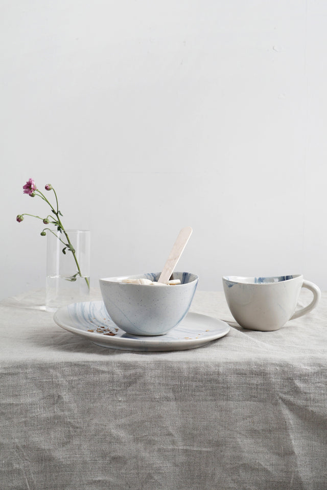 The Confluence Breakfast Set <span><br> Indigo </span>